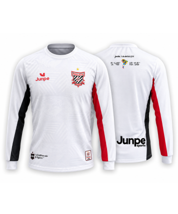 CAMISA DE JOGO PAULISTA BRANCA MANGA LONGA